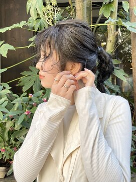 ゾーイダイミョウ(ZOEY daimyo) Olive color＋ふわふわアレンジ