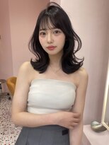 ボタン シブヤ(VOTAN SHIBUYA)&nbsp;ラベンダー/グレージュ/韓国ヘア/渋谷/レイヤー/顔まわり