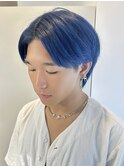 ブルーカラーダブルカラールーツカラーエンドカラーケアブリーチ