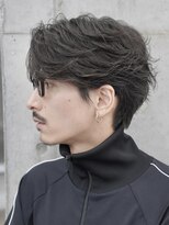 フェザーパーマ毛流れヘアセンターパートニュアンスパーマ原宿