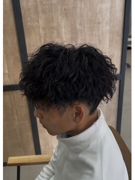 メンズギフト(men's GIFT) 刈り上げツーブロックツイストスパイラルパーマメンズマッシュ