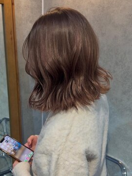 エン(en.) ○大人可愛いベージュボブ