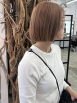 ソーソー(SoSo)&nbsp;ショートボブハイライトレイヤーカットヘアセット髪質改善天文館