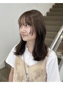 ブリーチなしベージュブラウン
