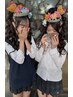 【7・8月限定】キラキラスプレーサービス!盛り髪　￥11000