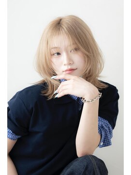 ソース 梅田(SOURCE) ケアブリーチ♪透明感ミルクティベージュ