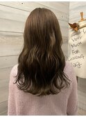 ことりベージュミルクティーベージュシースルーカラー大人可愛い