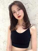 ロンド ストラーダ 心斎橋(Lond strada)&nbsp;くびれヘア×アプリコットオレンジ×美髪［髪質改善/縮毛矯正］