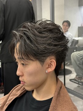 フェザーショートパーマ