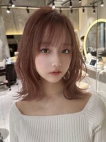 アスター 天神大名店(Aster)&nbsp;似合わせカット/ダークアッシュ/ミディアムレイヤーカット