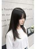 韓国風レイヤーイメチェン美髪韓国風巻ワンカールレイヤーくすみ