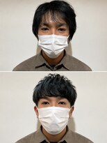 リライブ 名古屋(RELIVE) 20代30代40代M字マッシュショートメンズ名古屋国際センター