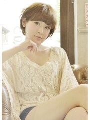 LAUREN☆Feminine short Bob Style♪tel0112328045