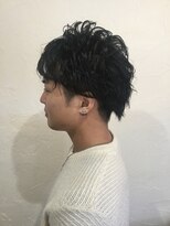 デュエルヘアー グルーミングショップ(DWELL HAIR. GROOMING SHOP) パーマ/ツーブロック×アレンジスタイル