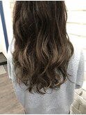 透明感のあるグレーベージュグラデーション