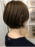 【乾かすだけで決まるショートボブ】【水越】