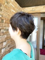 エノモト(ENOMOTO)&nbsp;大人可愛いウェーブショートブアッシュオリーブ20代30代40代50代