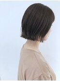 ミニボブ  × 切りっぱなし