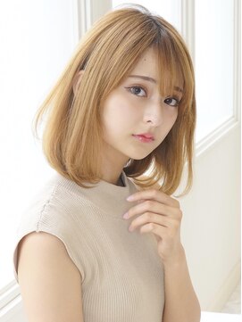 アグ ヘアー ネイビー 鶴岡東原店(Agu hair navy) 《Agu hair》絶対小顔☆王道ワンカールボブ☆