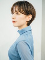 エメリヘアー(Emeli Hair)&nbsp;ダークベージュシークレットカラーナチュラル耳掛けショート