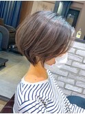 【mag ginza】立体感丸みショートボブ×ハイライトカラー