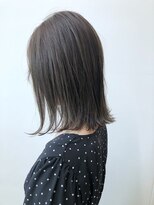 ヘアーポケット リタ(HAIR POCKET ritta)&nbsp;切りっぱなしロブ　×  グレージュカラー