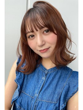 ルクア 恵比寿(LUCUA) 外ハネ×ニュアンスミディ