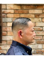 ヒロギンザバーバーショップ 丸の内店(HIRO GINZA BARBER SHOP)&nbsp;七三サイドパート×スキンフェード