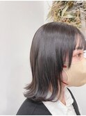 【切りっぱなし外ハネボブ】×【黒髪】