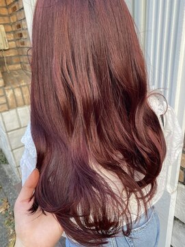 ロイジー(roijir) 【表参道　roijir】ブリーチしないダブルカラー×レッドチェリー