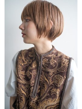 ガレージ バイ グリーン 原宿 表参道(Garage by green) 【loki】ハイトーン×マッシュショート