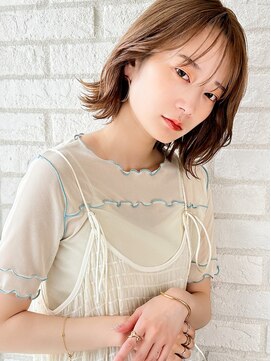 エステージ  喜連店(S-TAGE) オリーブベージュ×シースルーバング