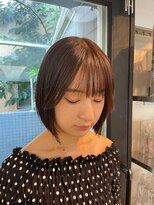 シェノン バイ アランスミシー 表参道(CHAINON by Alan smithee)&nbsp;前下がりボブ