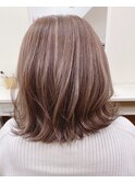 「RYOKO」304050代 ニュアンスハイライト×パールピンク