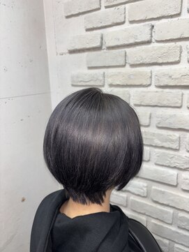 ビランチェ 池袋(bilancia) ショートボブ/グレージュ/池袋/くびれボブ