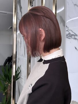 エトワール(ETOILE) ピンクブラウン×ボブ