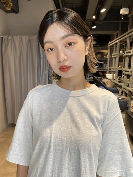 ディーエックス ウエスト(Dxxxx WEST) ボブ　ショート/カット/イルミナカラー/顔周りカット/韓国