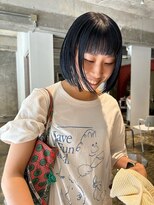 ハマモト&nbsp;ネイビー　ボブ