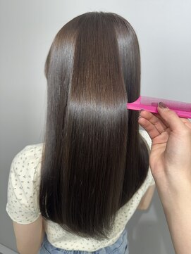 ヘアーアンドビューティーザ エフ(Hair Beauty the F) *艶髪_髪質改善トリートメント_アッシュブラウン_m66