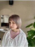 ミニマムボブ＋オン眉バング