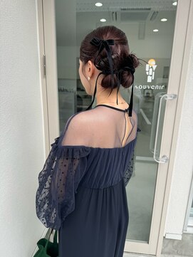 スヴニール(souvenir) hair set~リボンarrange