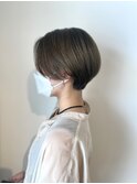 ハンサムショート/オリーブグレージュ