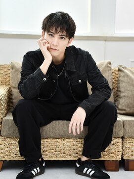 ロアー ヘアー リンク 葛西駅前店(RAWR hair link) 【RAWR】スパイラルパーマビジネスヘアイメチェンブルーブラック