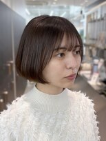 ロンドシエル 横浜(Lond ciel)&nbsp;ワイドバングイメチェン美髪外ハネボブ+レイヤーカット韓国/横浜