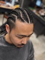 フォーコーナーズカットショップスリーセント 栄(FourCornersCutShop 3/cent)&nbsp;コーンロウ