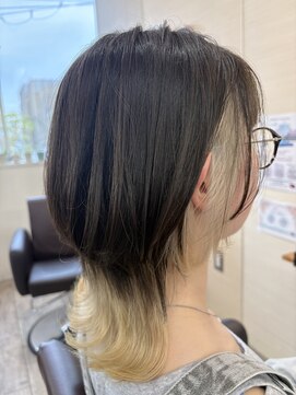 アーチフォーヘアー(a rch for hair) ウルフヘア×ホワイトインナーカラー