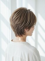 サンタフェ 名駅店(Santa'Fe)&nbsp;白髪ぼかしカラー/脱白髪染め/グレイカラー/大人女性/ショート