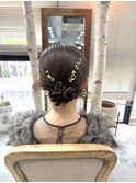 【ALMO】タイトシニヨンうねうねアレンジ