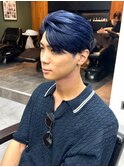 【Yu-Ki】コリアンブルー×ショートセンターパート
