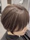 ヘア メイク フレイ(hair make FRe'Y)の写真/白髪はしっかりカバーして透明感ある上品な大人グレイカラーがFRe'Yなら叶う♪白髪ぼかしのハイライトも◎